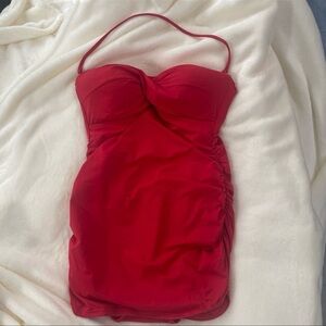 Tommy Bahama Red One-Piece Swimsuit